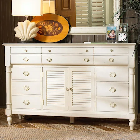 Cottage 10 Drawer Dresser